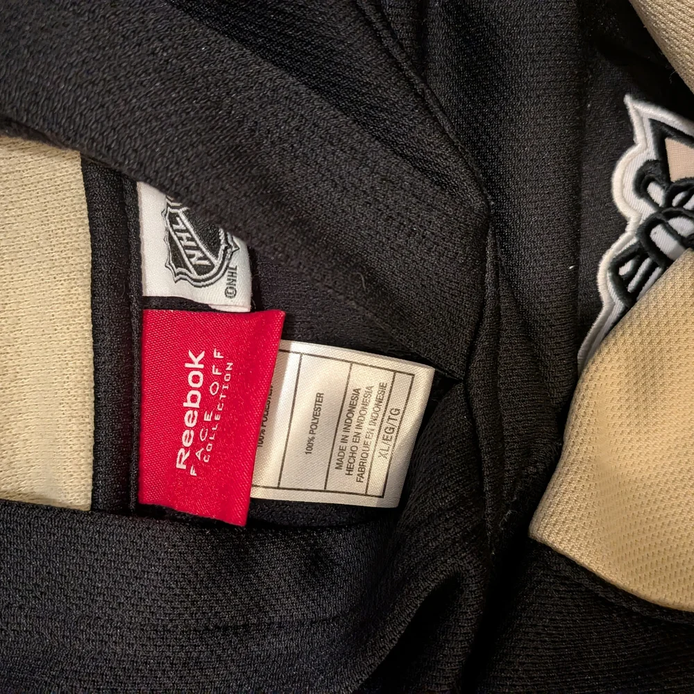 Reebok Pittsburgh Penguins Black and Gold Men's Hoodie
